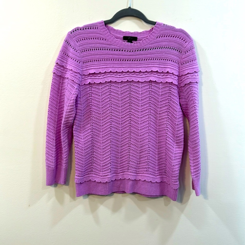 Beautiful violet sweater by Jcrew